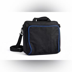 Blue‎ /Black Laptop Messenger Nylon Bag